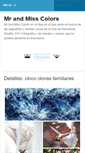 Mobile Screenshot of mrandmisscolors.com